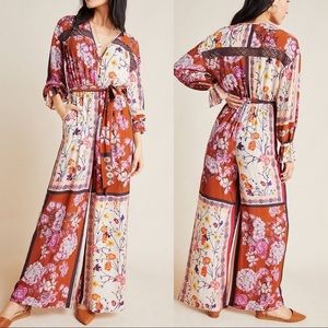 Claire Patchwork Wide-Leg Jumpsuit
